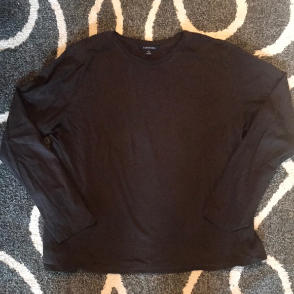 Lands' End Tops - Brown Lands End Long Sleeve Lands' End Tops - Brown Lands End Long Sleeve